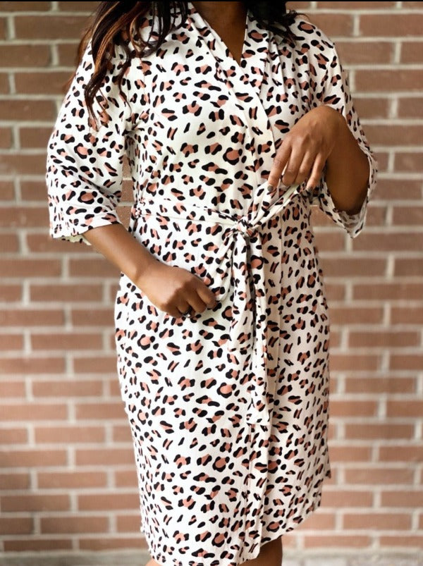 Mommy & Mini : Leopard Robe