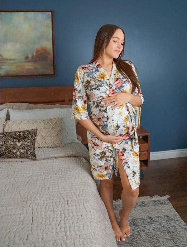 Stuff & cie: Robe de chambre maternité rayon bambou