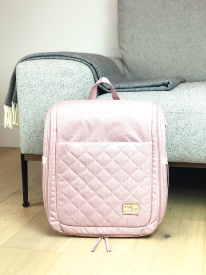 Sac à couches Blush + Lit de voyage pour bébé