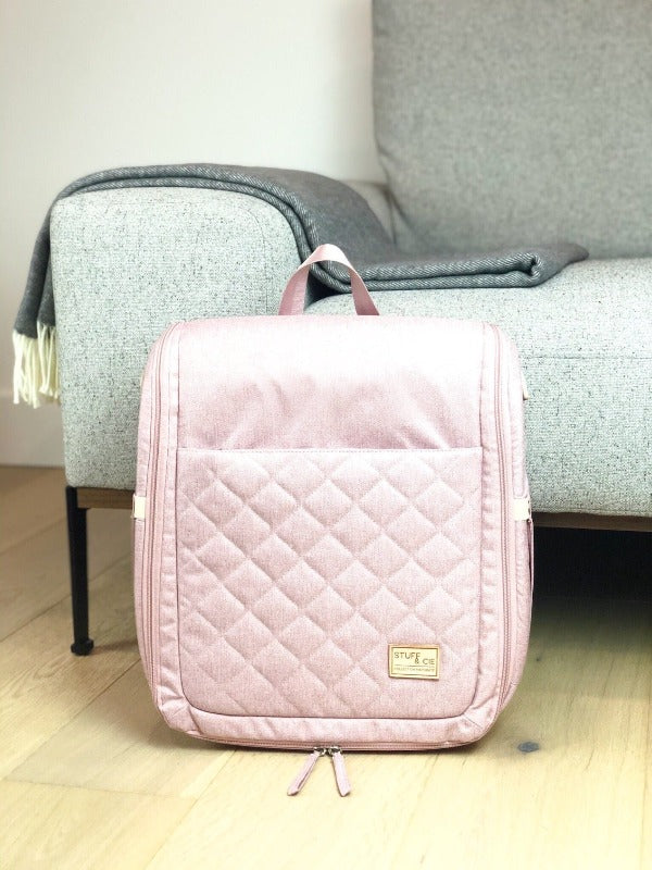 Sac à couches Blush + Lit de voyage pour bébé